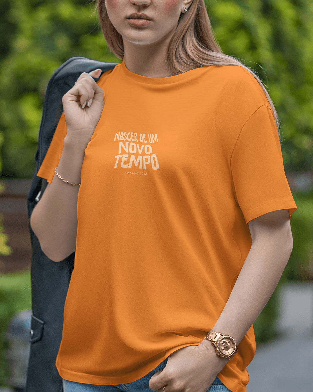 Camiseta Novo Tempo Laranja
